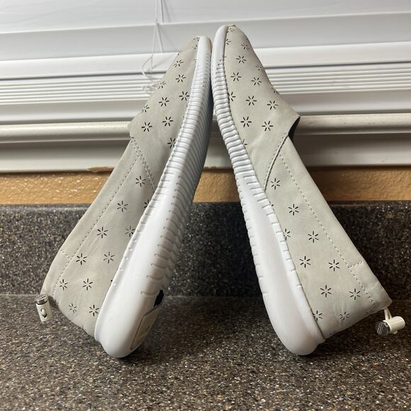 Cole Haan Grand.Os Flat Womens Sz 8B Ivory Leather Loafer Comfort Casual Slip On - Picture 5 of 10